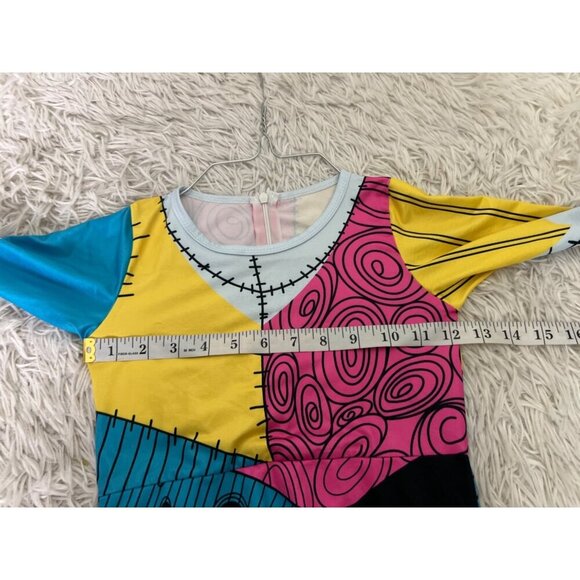 Sally Nightmare before Christmas Costume Size 130 (Girls 6/7) Zip Back Built in - Picture 7 of 9